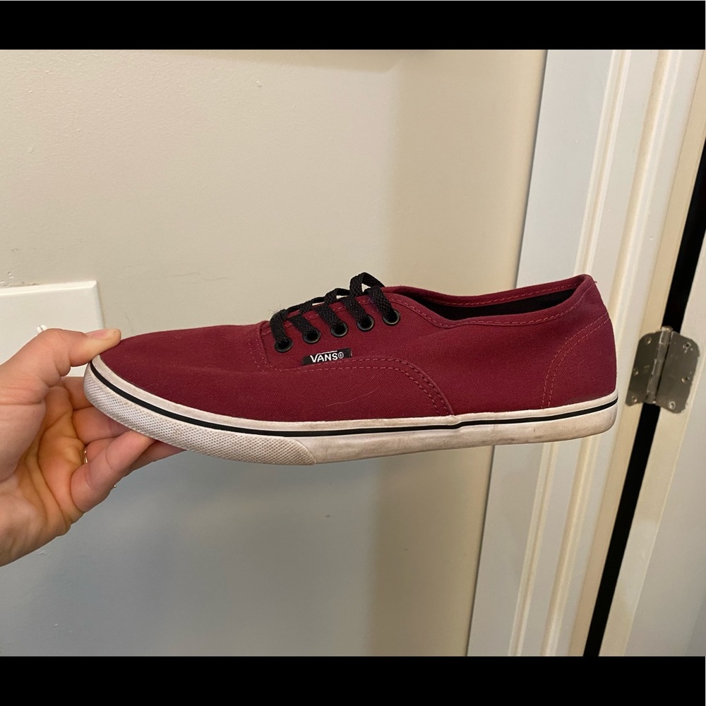 Red Authentic Vans - image 2